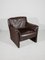 Fauteuil en Cuir de Buffle Marron de Durlet, 1970s 2