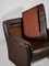 Lounge Chair in Brown Buffalo Leather from Durlet, 1970s 7