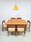 Tavolo da pranzo in teak di Niels Otto Møller per JL Møllers Furniture Factory, Danimarca, anni '50, Immagine 4