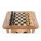 Mesa de ajedrez vintage de madera, Imagen 3