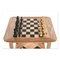 Vintage Chess Table in Wood, Image 3