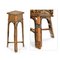 Chaises et Table d'Appoint en Rotin, Set de 3 5