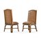 Rattan Chairs and Side Table, Set of 3 2