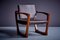 American Studio Lounge Chair in Dark Brown Leather, 1960s, Image 2