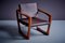 American Studio Lounge Chair in Dark Brown Leather, 1960s, Image 3
