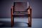 American Studio Lounge Chair in Dark Brown Leather, 1960s, Image 6