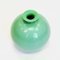 Grüne Flowerball Glasvase von Harald Notini für Pukeberg, Schweden 1930er 5