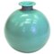 Green Flowerball Glass Vase by Harald Notini for Pukeberg, Sweden 1930s, Image 1