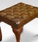 Vintage Leather Upholstered Stool 3