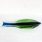 Blue and Green Murano Glass Fish attributed to Antonio Da Ros for Cenedese Murano, Italy, 1960s 9