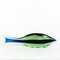 Blue and Green Murano Glass Fish attributed to Antonio Da Ros for Cenedese Murano, Italy, 1960s 7