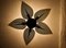 Ceiling Light with Perforated Brass Petals, 1970s 2