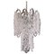 Lámpara de araña modelo Ragnatela de cristal de Murano atribuida a Mazzega, años 60, Imagen 1