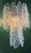 Lámpara de araña modelo Ragnatela de cristal de Murano atribuida a Mazzega, años 60, Imagen 6