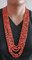 Multi-Strands Necklace with Coral 5