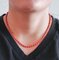 18 Karat Yellow Gold Necklace in Coral, Image 5