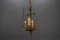 French Empire Style Glass and Bronze Pendant Light, 1950s, Image 12