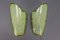 Mid-Century Modern Curved Green Glass Sconces, Germany, 1950s, Set of 2, Image 16