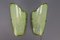 Mid-Century Modern Curved Green Glass Sconces, Germany, 1950s, Set of 2, Image 3