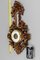 Black Forest Style Carved Walnut Barometer, Germany, 1920s 20