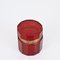 Ruby Red and Gilt Silver Faceted Murano Glass Jewelry Box, Italy, 1920s, Image 6