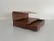 Mensola sospesa in legno con cassetto, Italia, anni '60, Immagine 5