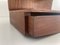 Mensola sospesa in legno con cassetto, Italia, anni '60, Immagine 9