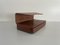 Mensola sospesa in legno con cassetto, Italia, anni '60, Immagine 1
