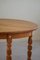 Mid-Century Danish Round Dining Table in Oak with Two Extensions, 1960s 10