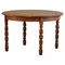 Mid-Century Danish Round Dining Table in Oak with Two Extensions, 1960s, Image 1