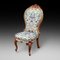 Victorian Walnut Nursing Chair 1