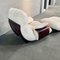Marsala Lounge Chair with Ottoman by Michel Ducaroy for Ligne Roset, 1970s, Set of 2 2