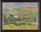 Artista di scuola francese, Paesaggio di campagna, Dipinto ad olio su tavola, Metà del XX secolo, Con cornice, Immagine 6