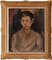 Leonard Bordes, Retrato de un niño, óleo sobre lienzo, años 40, enmarcado, Imagen 7