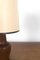 Lámpara de mesa vintage de teca, Imagen 3