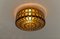 Round Ring Glass Flush Mount Ceiling / Wall Light from Limburg, 1960s, Image 4