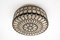 Round Ring Glass Flush Mount Ceiling / Wall Light from Limburg, 1960s, Image 3