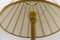 Lampada da tavolo Mid-Century moderna con treppiede in ottone e pelle, Austria, anni '50, Immagine 9