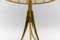 Mid-Century Modern Tripod Table Lamp in Brass and Leather, Austria, 1950s 10