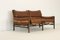 Leather Kontiki Sofa & Coffee Table from Arne Norell Ab, 1970s, Set of 2, Image 5