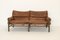 Leather Kontiki Sofa & Coffee Table from Arne Norell Ab, 1970s, Set of 2 7