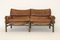 Leather Kontiki Sofa & Coffee Table from Arne Norell Ab, 1970s, Set of 2, Image 1