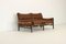 Leather Kontiki Sofa & Coffee Table from Arne Norell Ab, 1970s, Set of 2, Image 6