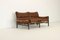 Set of Leather Kontiki Sofa & Coffee Table from Arne Norell Ab, 1970s 6