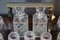 Cocktail Bar with Baccarat Crystal Glasses, 1920s, Set of 10 11