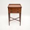 Antique Edwardian Inlaid Side Table, 1900s 1