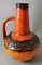 German Fat Lava Colored and Glazed Ceramic Pitcher, 1968, Image 4