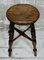 Georgian Elm Tavern Stool, 1830s 1