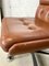 Brown Swivel Lounge Chairs, 1980s, Set of 2 6