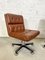 Brown Swivel Lounge Chairs, 1980s, Set of 2 12